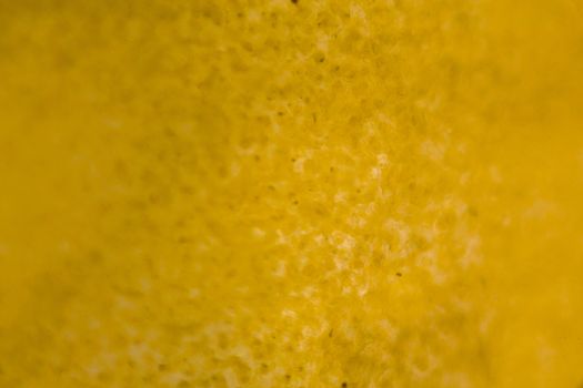 Yellow pepper under the microscope.