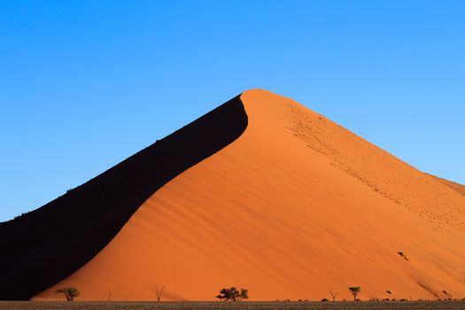 Red dunes on the road to Sossusvlei, Namibia