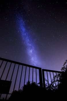 Milkyway in the sky of Sardinia, Italy