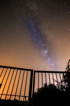 Milkyway in the sky of Sardinia, Italy