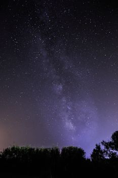 Milkyway in the sky of Sardinia, Italy