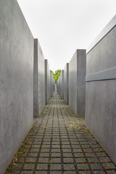 Jewish Holocaust Memorial monument in the city of Berlin
