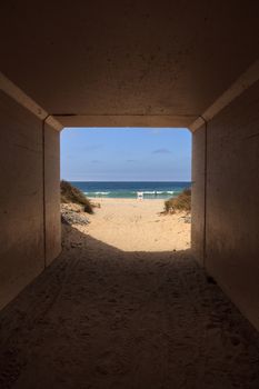 Summer at the San Clemente State Beach in Southern California