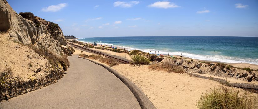 Summer at the San Clemente State Beach in Southern California