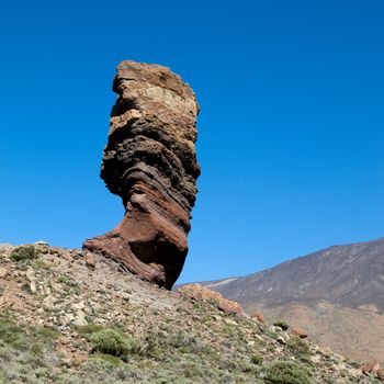 Mount Teide and the rock called the Tree