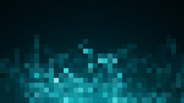 Abstract mosaic background. Digital illustration. 3D rendered
