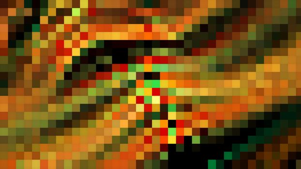 Abstract mosaic background. Digital illustration. 3D rendered
