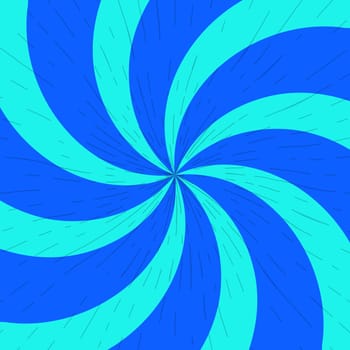 Blue and light-blue twirl background with scratch. bg.