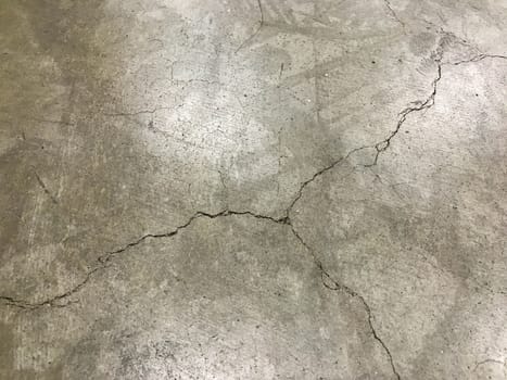 The crack floor in my office of Thailand
