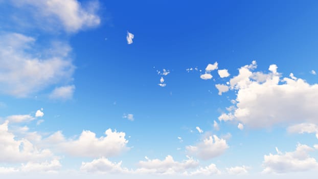 Cloudy blue sky abstract background, blue sky background with tiny clouds, 3d illustration