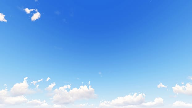 Cloudy blue sky abstract background, blue sky background with tiny clouds, 3d illustration