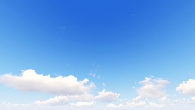 Cloudy blue sky abstract background, blue sky background with tiny clouds, 3d illustration