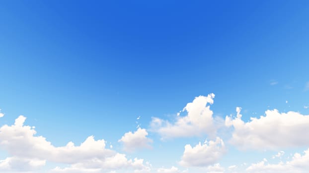 Cloudy blue sky abstract background, blue sky background with tiny clouds, 3d illustration