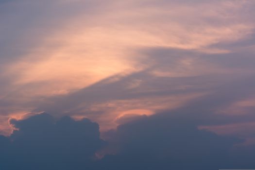 Beautiful blue sky for background