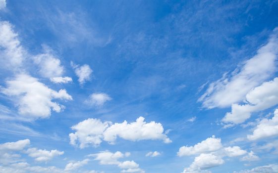 blue sky with cloud