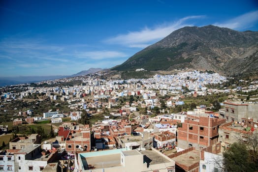 Chefchaouen, the blue city in the Morocco is a popular travel destination