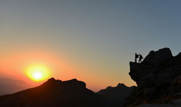 watch the sunrise from the summit rocks