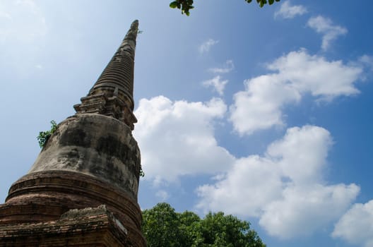 Wat Yai Chai Mongkol obviously is one of the major temples in the Ayutthaya area . and features a large Stupa, built after King Naresuan's Victory