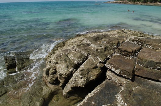 There are 14 white sand beaches on the island, which are surrounded by colourful coral reefs providing such aquatic sports as swimming,
snorkeling and scuba diving. The most popular beach areas are: Saikaew Beach, Ao Phai and Ao Vong Duan.