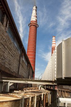 Red bricks chimney - Sugar Refinery