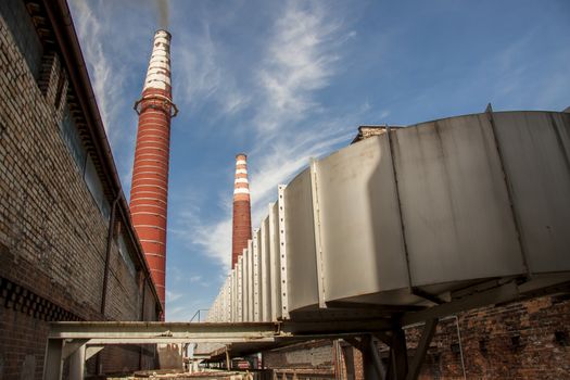 Red bricks chimney - Sugar Refinery