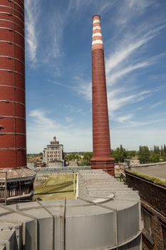 Red bricks chimney - Sugar Refinery
