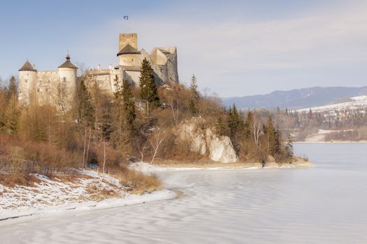 Niedzica castle in Poland, Europe.