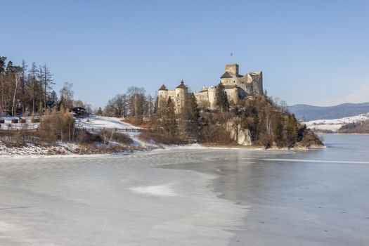 Niedzica castle in Poland, Europe.