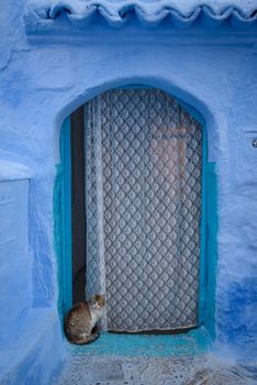 Chefchaouen, the blue city in the Morocco is a popular travel destination