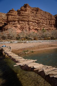 Travel destination and moroccan landmark - Atlas Mountains, Morocco