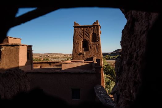 Kasbah Ait Ben Haddou, Morocco, Africa. UNESCO World Heritage Site.