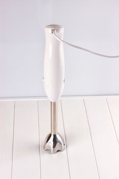 hand blender electric mixer on the white background