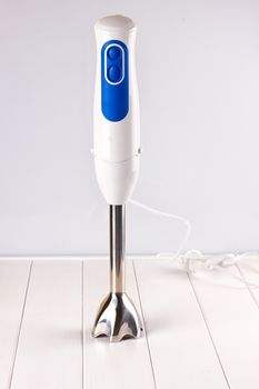 hand blender electric mixer on the white background
