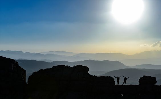 great views of mountain ranges