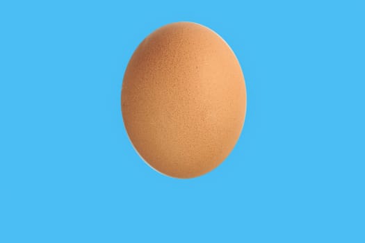 egg with blue background
