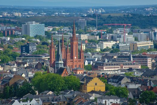 Panoramic View over Wiesbaden