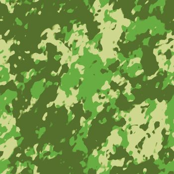 2d illustration of a camouflage seamless pattern