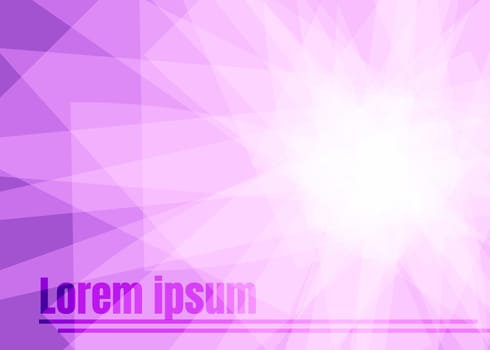 Abstract shining geometric background. Concept business or science background with free place for text