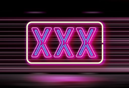 background of xxx lighting sign