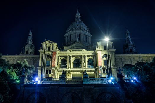 The Museu Nacional d'Art de Catalunya in Barcelona, Spain