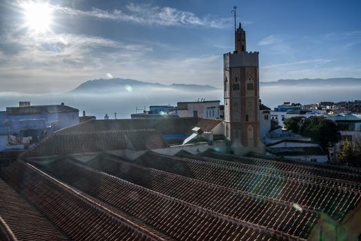 Chefchaouen, the blue city in the Morocco is a popular travel destination