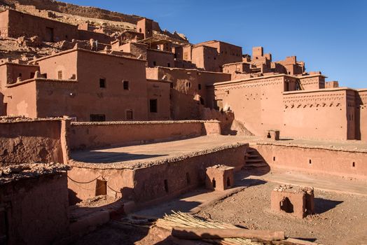 Kasbah Ait Ben Haddou, Morocco, Africa. UNESCO World Heritage Site.