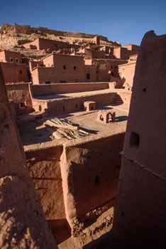 Kasbah Ait Ben Haddou, Morocco, Africa. UNESCO World Heritage Site.