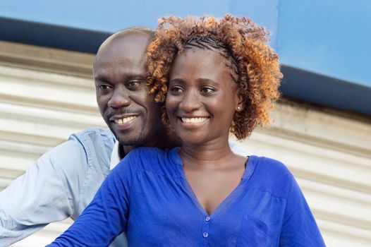 This couple is in perfect agreement because they are happy.