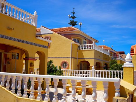 Traditional classical local Spanish style house private villa home real estate Spain