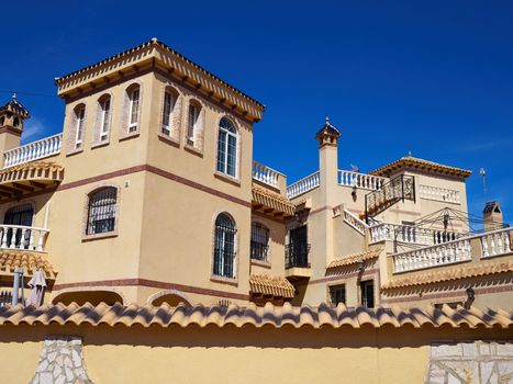 Traditional classical local Spanish style house private villa home real estate Spain