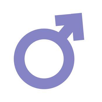 Gender icon symbol. Male boy man icon. Mars symbol.