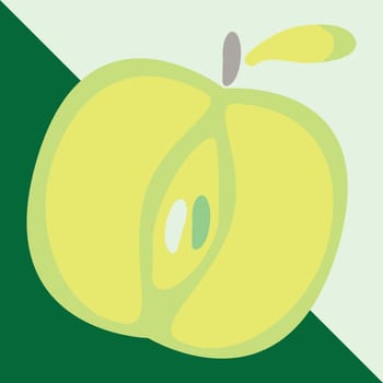 Apple sign icon. Fruit with leaf symbol.