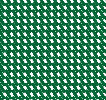Abstract geometrical seamless pattern with rectagles. Green checked background.