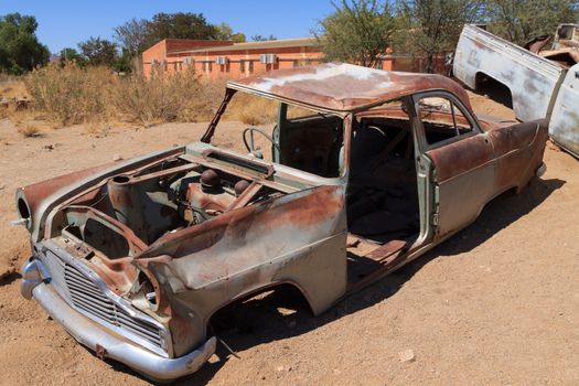 Abandoned car from Solitaire, Namibia